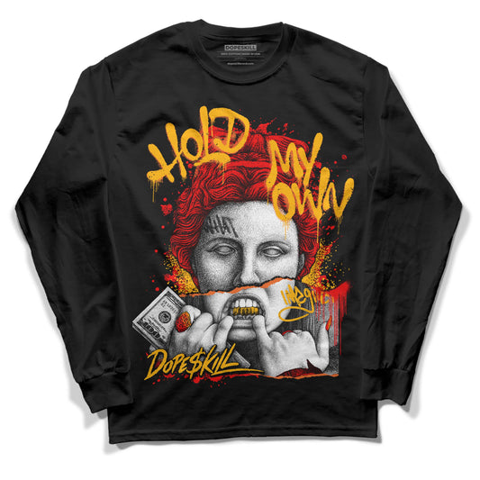 Red Collection DopeSkill Long Sleeve T-Shirt Hold My Own Graphic
