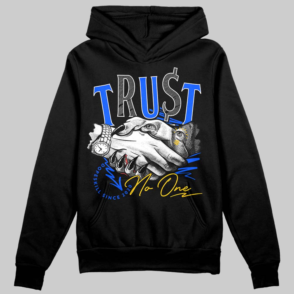 Royal Blue Collection DopeSkill Hoodie Sweatshirt Trust No One Graphic