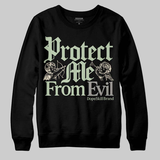 Seafoam 4s 2025 DopeSkill Sweatshirt Protect Me From Evil Graphic