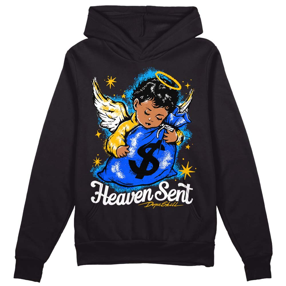 Royal Blue Collection DopeSkill Hoodie Sweatshirt Heaven Sent Graphic