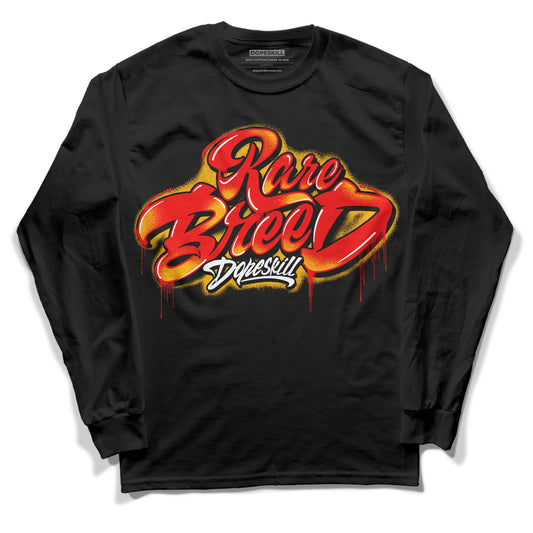 Red Collection DopeSkill Long Sleeve T-Shirt Rare Breed Type Graphic