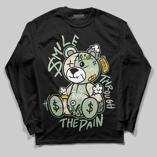 Seafoam 4s 2025 DopeSkill Long Sleeve T-Shirt Smile Through The Pain Graphic