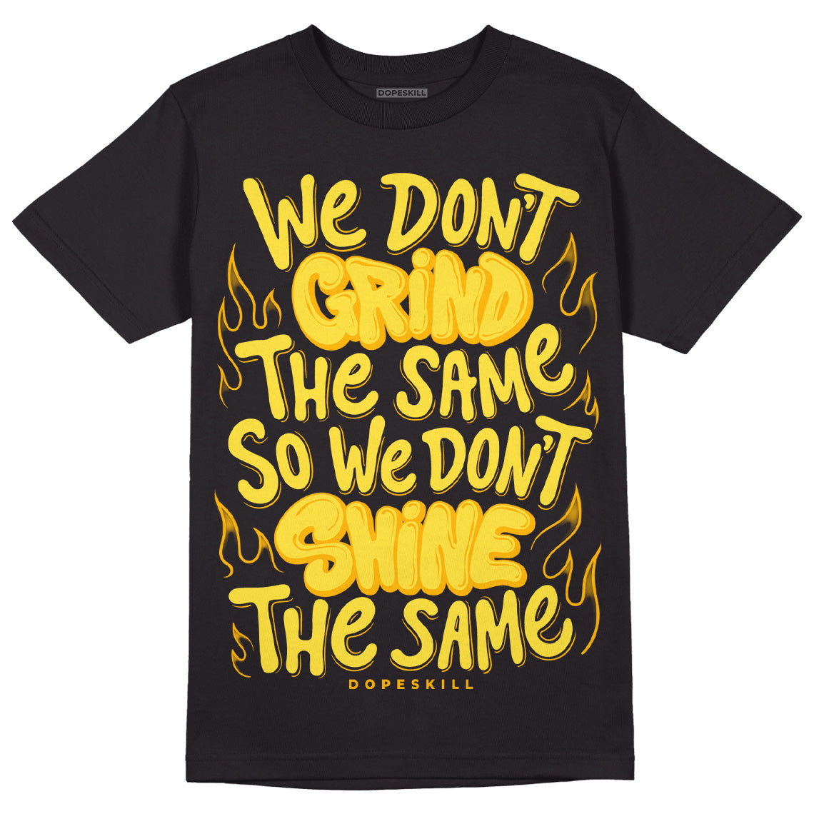 Yellow Snakeskin 11s DopeSkill T-Shirt Grind Shine Graphic
