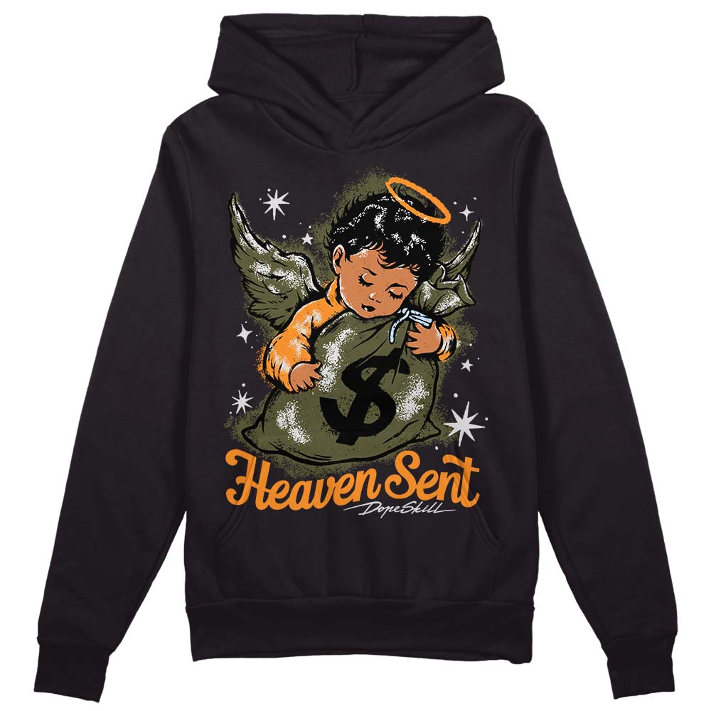 Olive 5s DopeSkill Hoodie Sweatshirt Heaven Sent Graphic