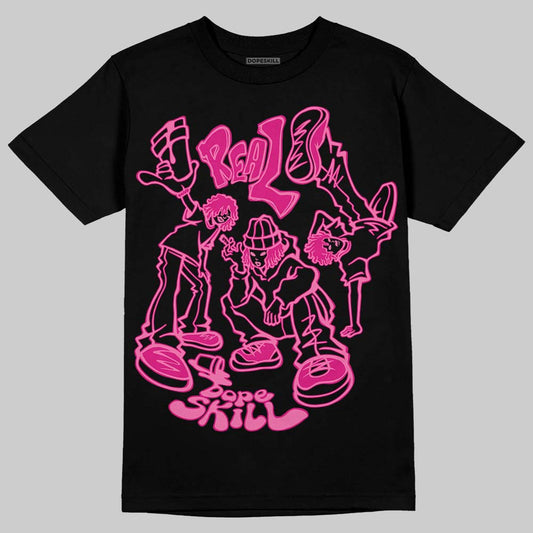 Rick RO Pink Leather Sneakers DopeSkill T-Shirt Real Y2K Players Graphic