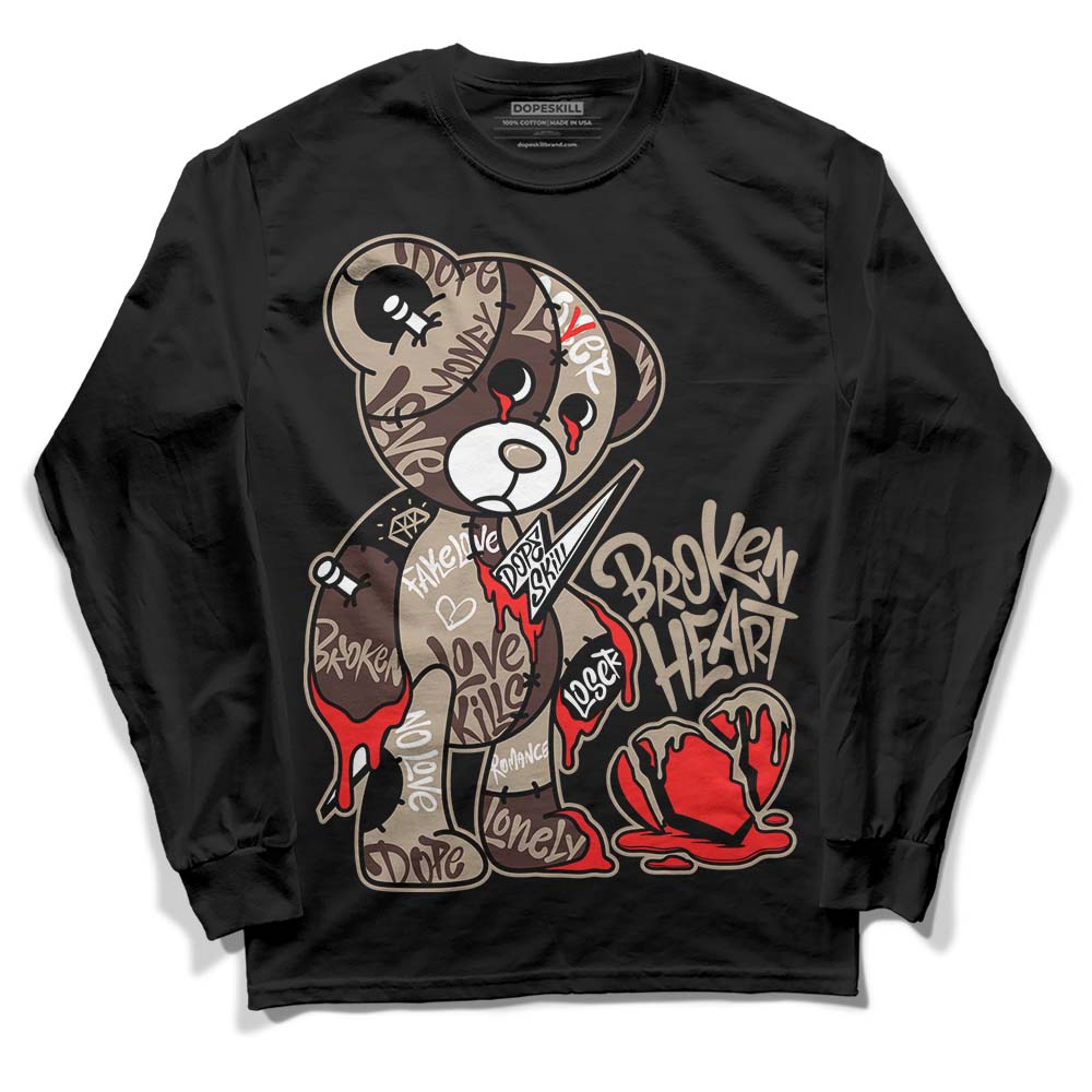 Latte 1s DopeSkill Long Sleeve T-Shirt Broken Heart Graphic