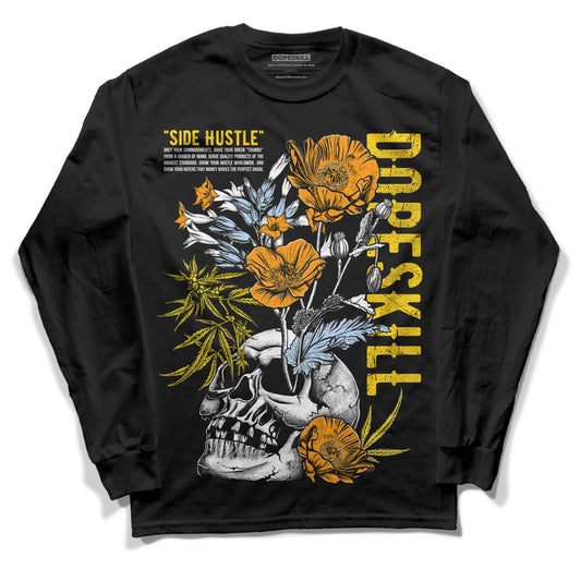 Yellow Ochre 6s DopeSkill Long Sleeve T-Shirt Side Hustle Graphic