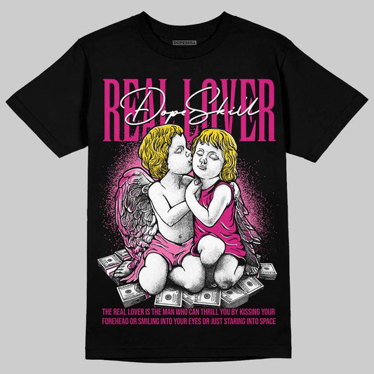 Rick RO Pink Leather Sneakers DopeSkill T-Shirt Real Lover Graphic