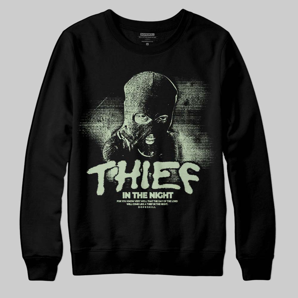 Seafoam 4s 2025 DopeSkill Sweatshirt Thief In The Night Graphic