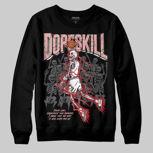 Rust Pink 1s 2025 DopeSkill Sweatshirt Thunder Dunk Graphic
