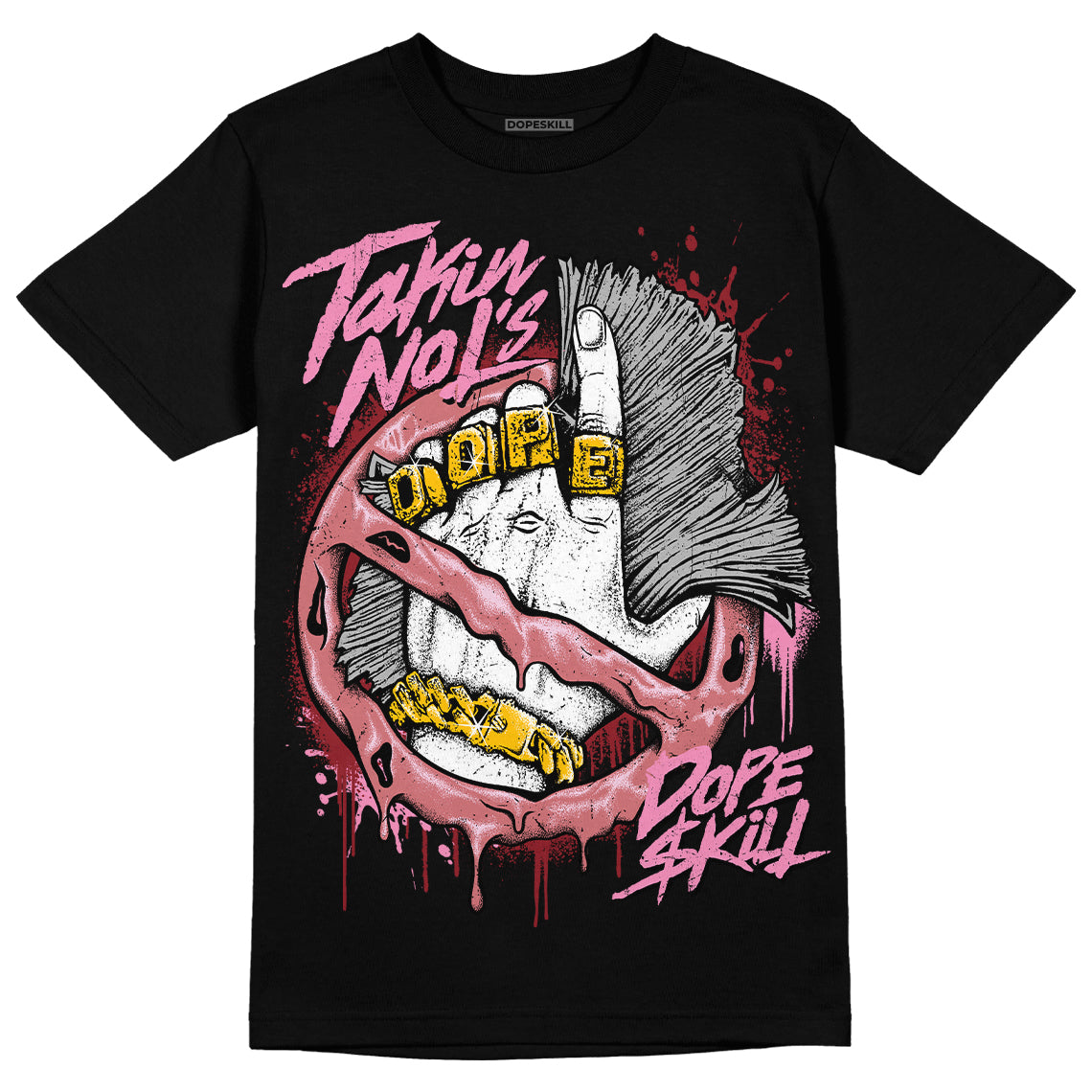 Valentine's Day Collection DopeSkill T-Shirt Takin No L's Graphic