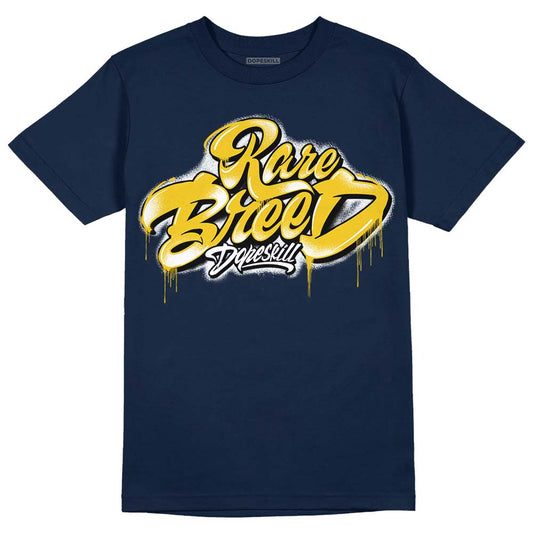 Michigan Dunks DopeSkill Midnight Navy T-Shirt Rare Breed Type Graphic