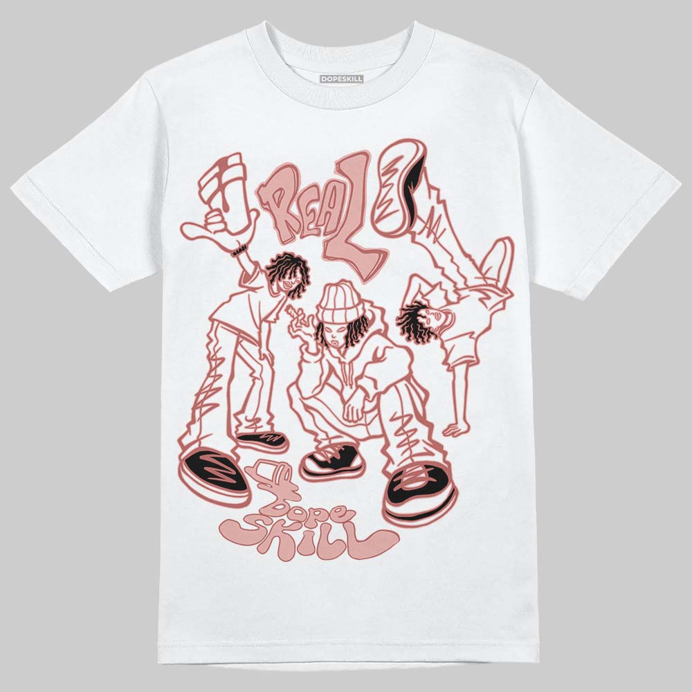Rust Pink 1s 2025 DopeSkill T-Shirt Real Y2K Players Graphic