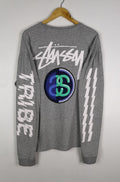 Vintage Stussy Custom Made T Shirt Long Sleeve Stussy Tee