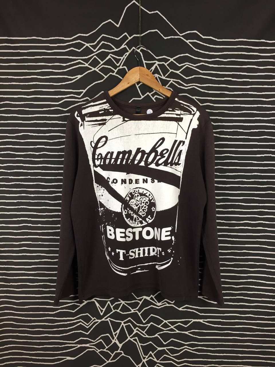 Vintage Bestone Korean Brand Campbells Graphic Design Longsleeve Tee