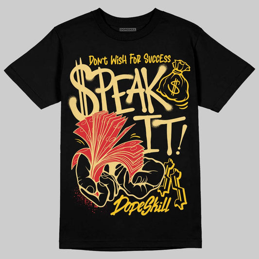 Quai 54 x Tour Yellow Black 1s DopeSkill T-Shirt Speak It Graphic