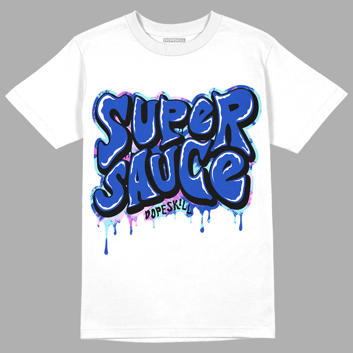 Hyper Royal 12s DopeSkill T-Shirt Super Sauce Graphic