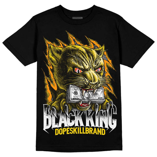Yellow Ochre 6s DopeSkill T-Shirt Black King Graphic