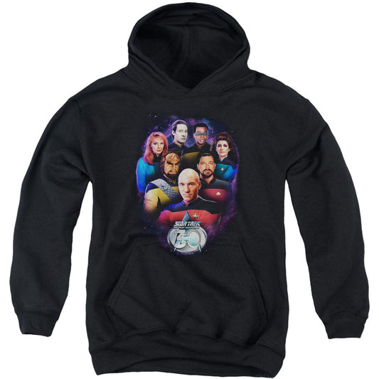Crew 30 Youth 50% Poly Hooded Sweatshirt