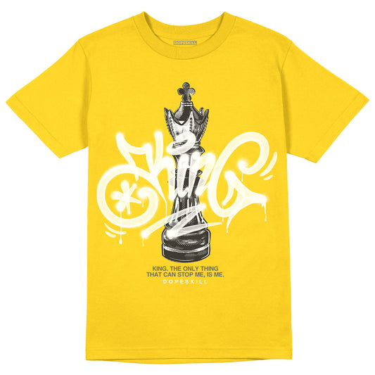 Lightning 4s DopeSkill Tour Yellow T-shirt King Chess Graphic