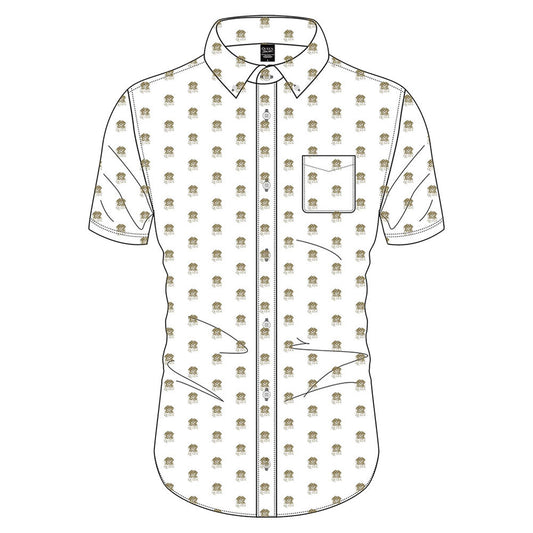 Crest Pattern (All Over Print) Dress Shirt Style001