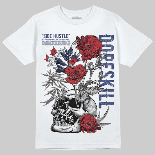 Rare Air Deep Royal Blue 1s DopeSkill T-Shirt Side Hustle Graphic