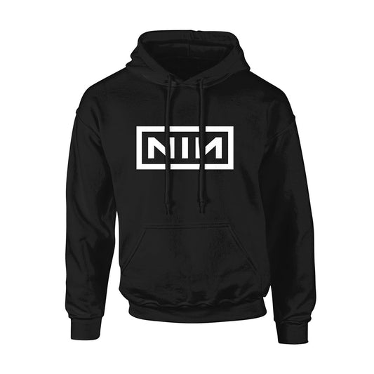 Classic White Logo Hooded Sweatshirt
