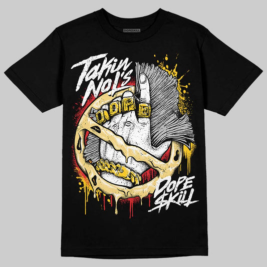 Quai 54 x Tour Yellow Black 1s DopeSkill T-Shirt Takin No L's Graphic