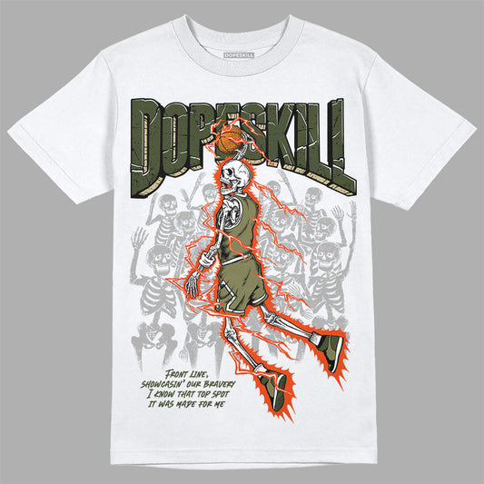 Olive Collection DopeSkill T-Shirt Thunder Dunk Graphic