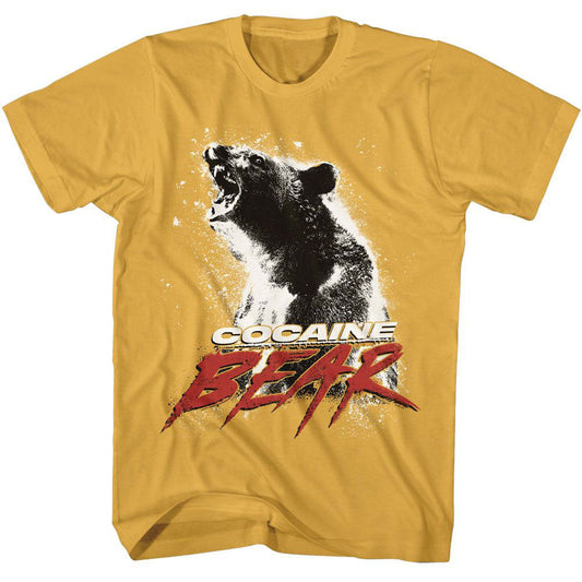 Cocaine Bear Movie Poster Light T-shirt Style002