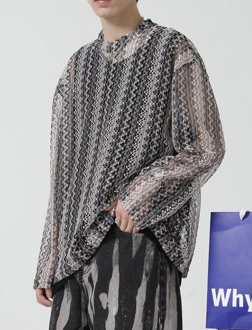 Vintage Korean Fashion Crochet Top