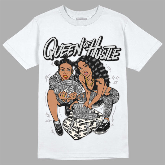 Off Noir 3s DopeSkill T-Shirt Queen Of Hustle Graphic