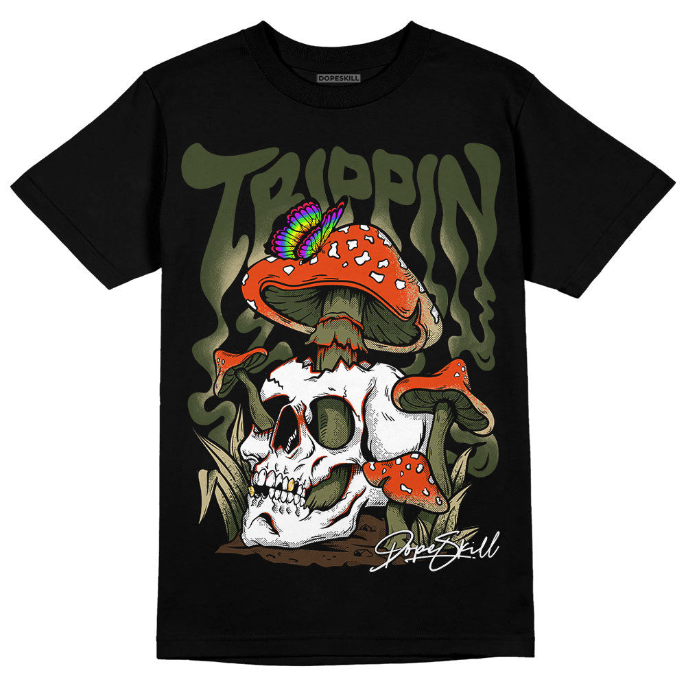Olive Collection DopeSkill T-Shirt Trippin Graphic