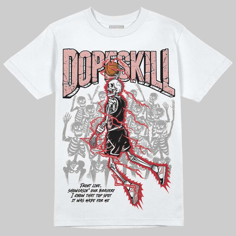 Rust Pink 1s 2025 DopeSkill T-Shirt Thunder Dunk Graphic