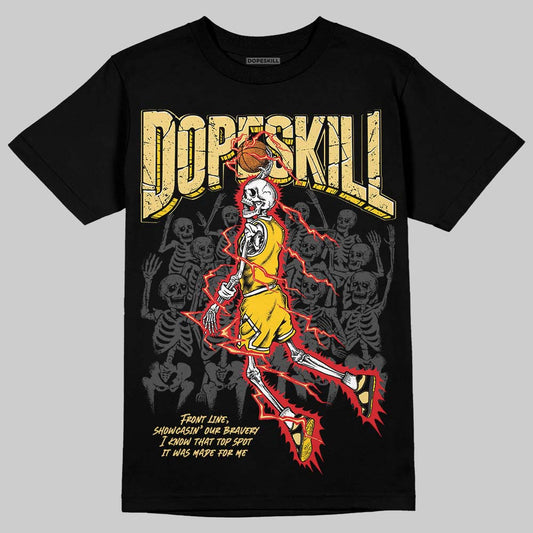Quai 54 x Tour Yellow Black 1s DopeSkill T-Shirt Thunder Dunk Graphic