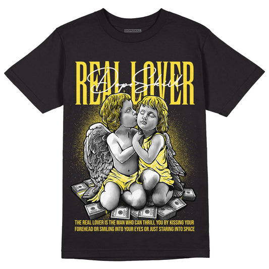 Yellow Snakeskin 11s DopeSkill T-Shirt Real Lover Graphic