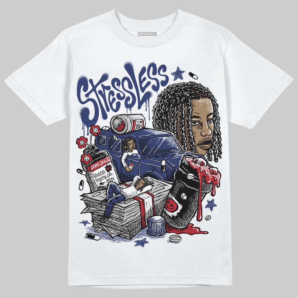 Rare Air Deep Royal Blue 1s DopeSkill T-Shirt Stressless Graphic