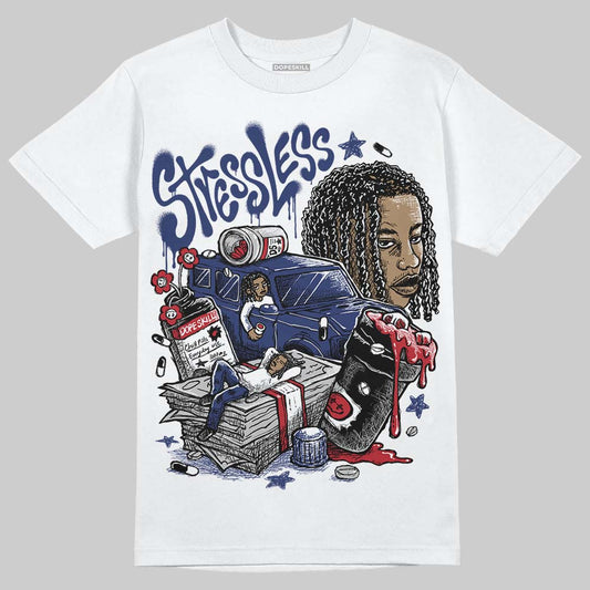 Rare Air Deep Royal Blue 1s DopeSkill T-Shirt Stressless Graphic