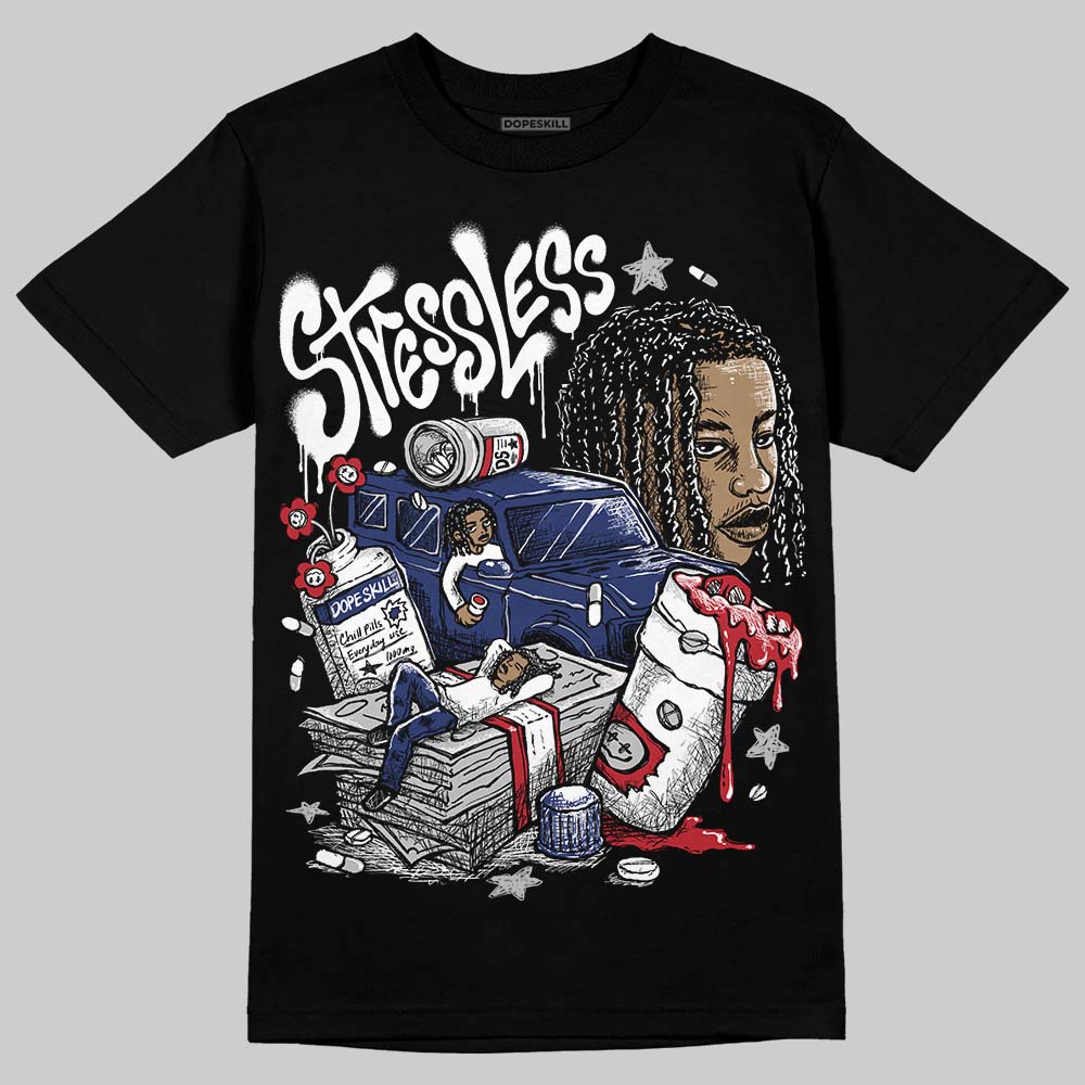 Rare Air Deep Royal Blue 1s DopeSkill T-Shirt Stressless Graphic
