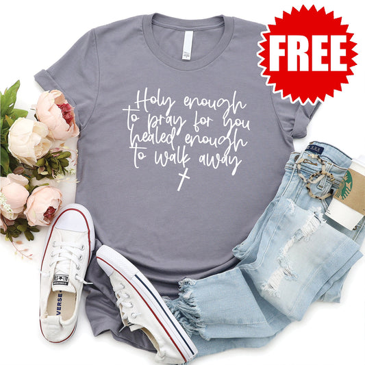 Holy Tee - Heather Storm - 0