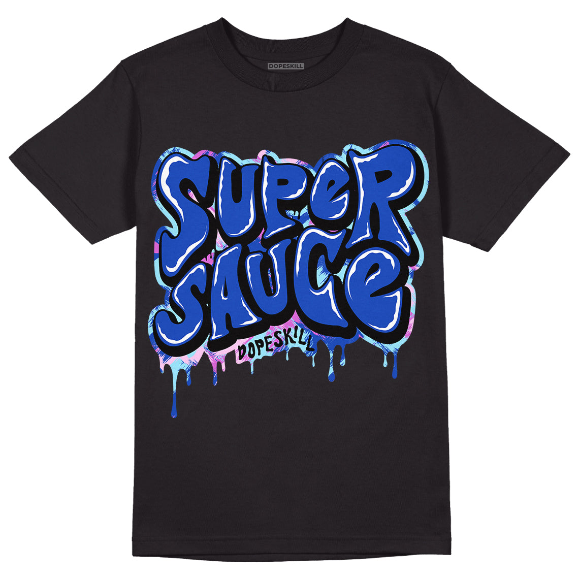 Hyper Royal 12s DopeSkill T-Shirt Super Sauce Graphic