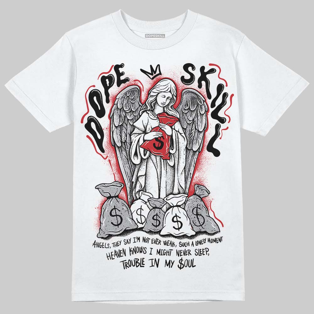 White Cement 4s DopeSkill T-Shirt Angels Graphic