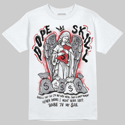 White Cement 4s DopeSkill T-Shirt Angels Graphic