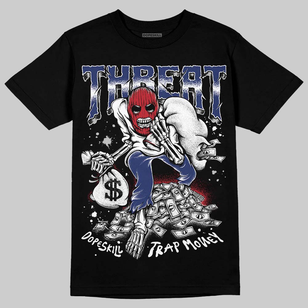 Rare Air Deep Royal Blue 1s DopeSkill T-Shirt Threat Graphic