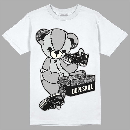 Off Noir 3s DopeSkill T-Shirt Sneakerhead BEAR Graphic