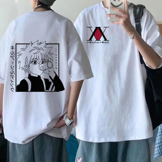 Fan Art HxH Shirt, Anime Oversized Streetwear Anime Tshirt
