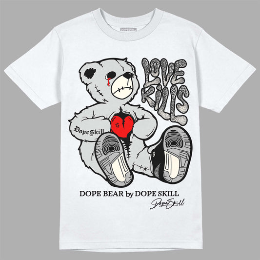 Off Noir 3s DopeSkill T-Shirt Love Kills Graphic