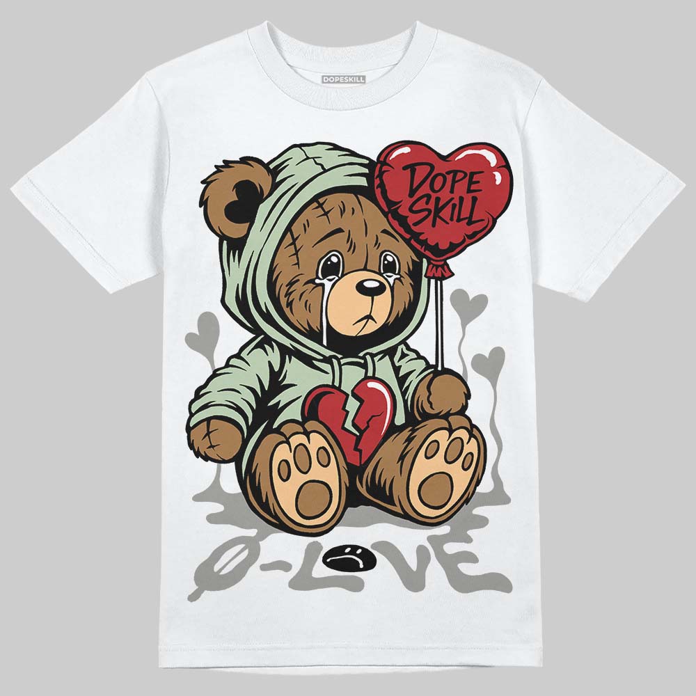 Seafoam 4s 2025 DopeSkill T-Shirt Broken Bear Graphic