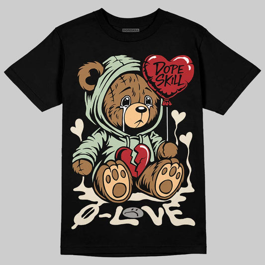 Seafoam 4s 2025 DopeSkill T-Shirt Broken Bear Graphic