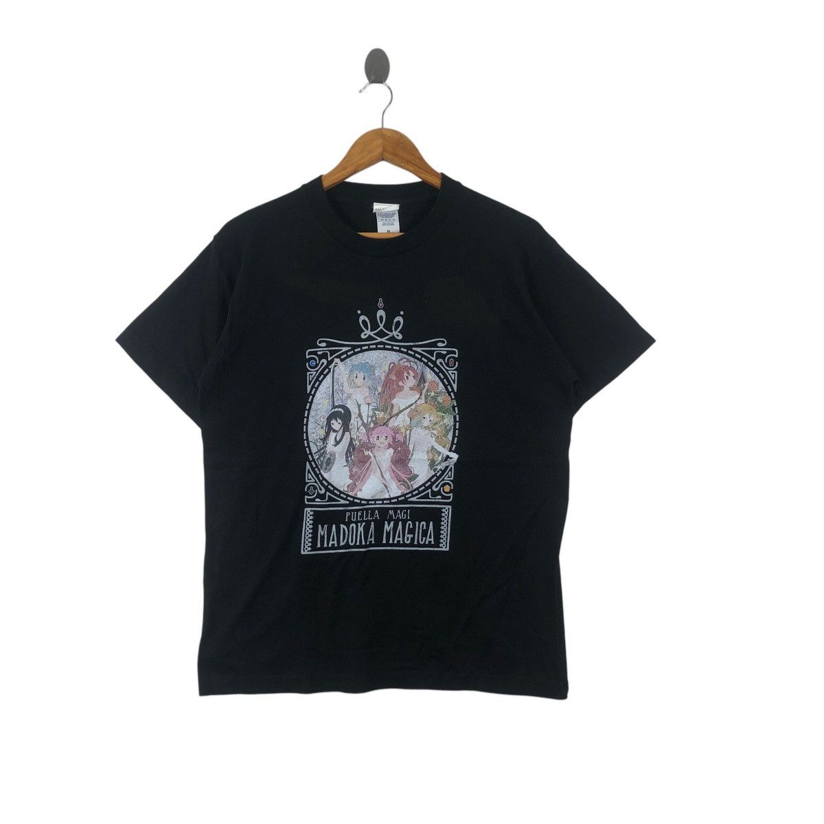 Vintage Madoka Magica Puella Magi Anime Kaname School Tee Hoodie, Sweatshirt | FlexRushtees.com